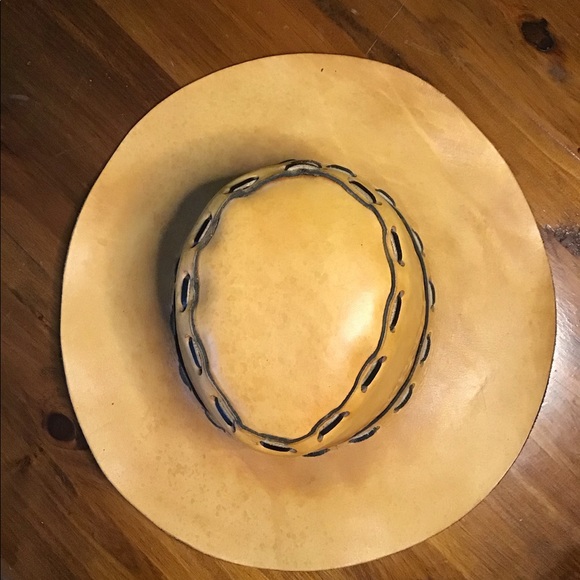 LEATHER COWBOY HAT - Picture 6 of 12